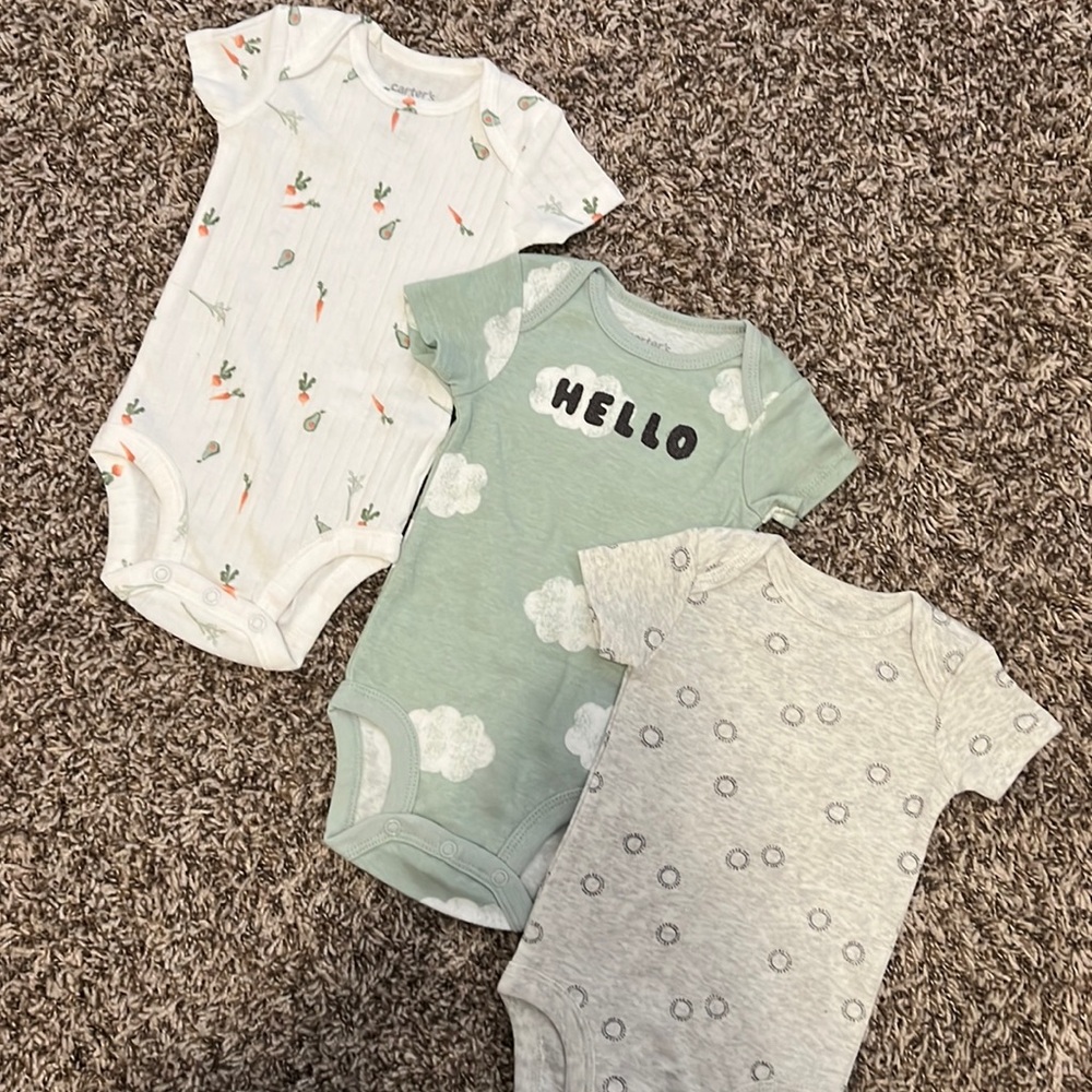 Set of Carters onesies